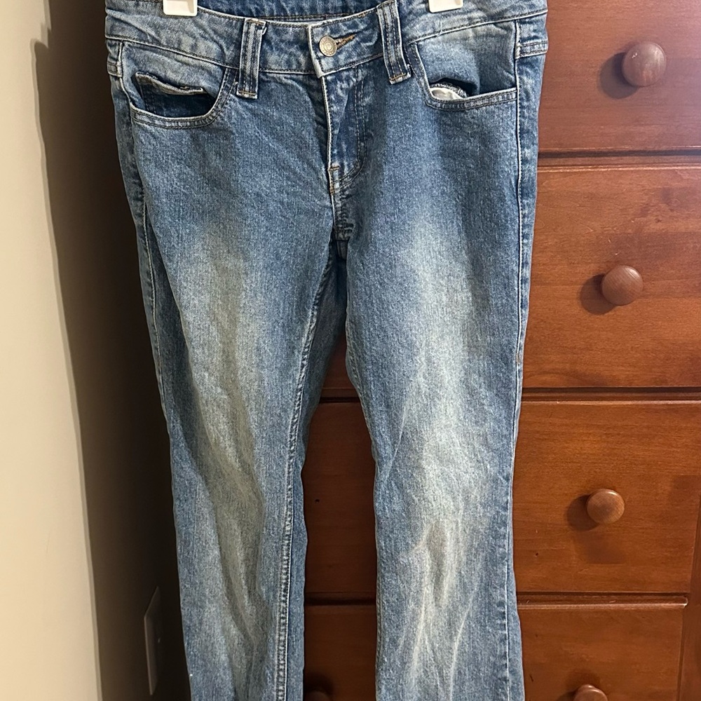 Women's Blue Low Rise Skinny Jeans